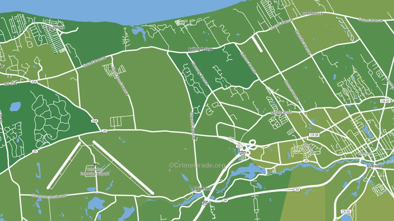 11933, NY Map of Vehicle Theft Rates