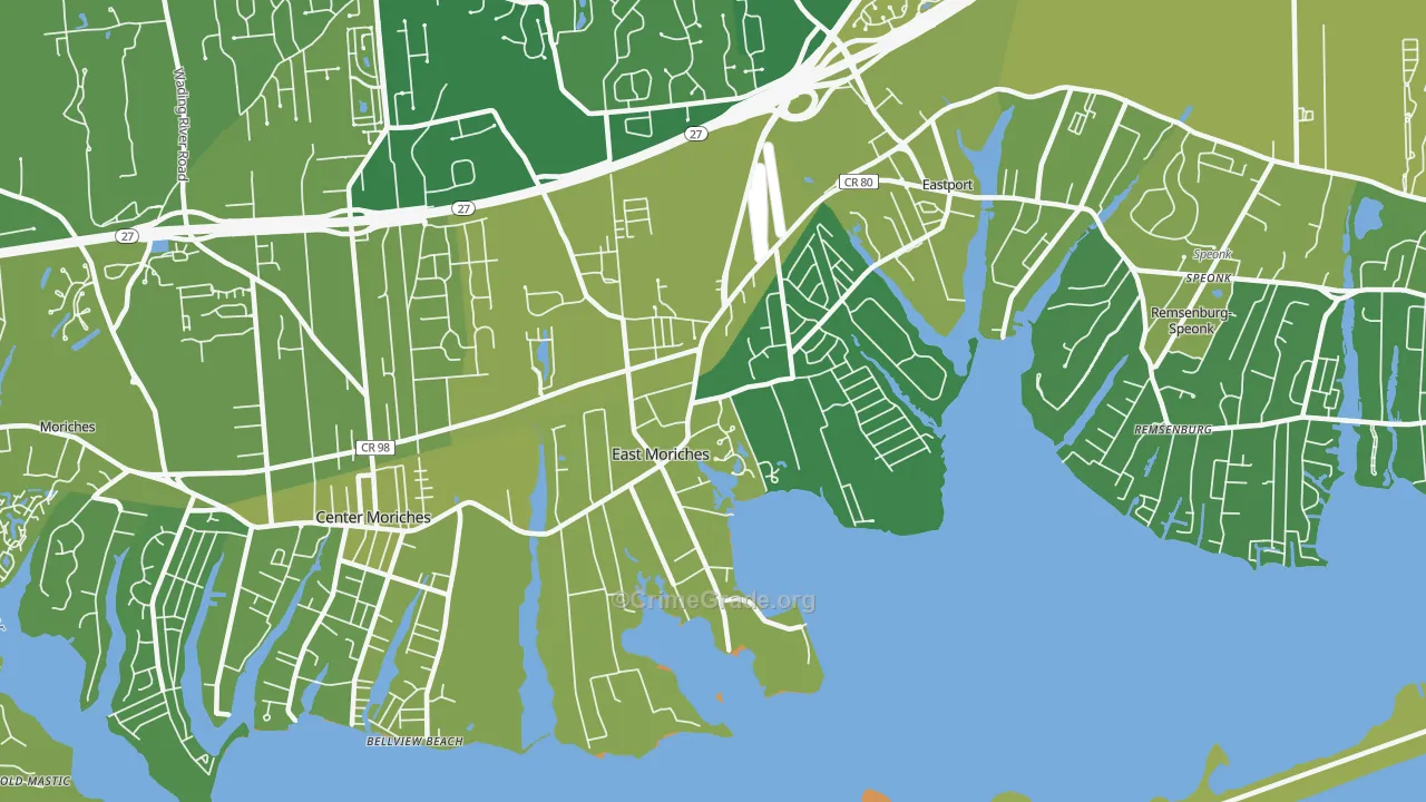 11940, NY Map of Vehicle Theft Rates