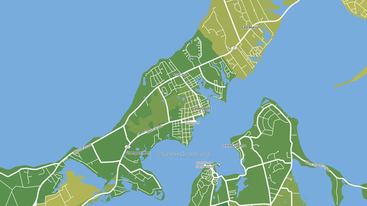 11944, NY Map of Vehicle Theft Rates