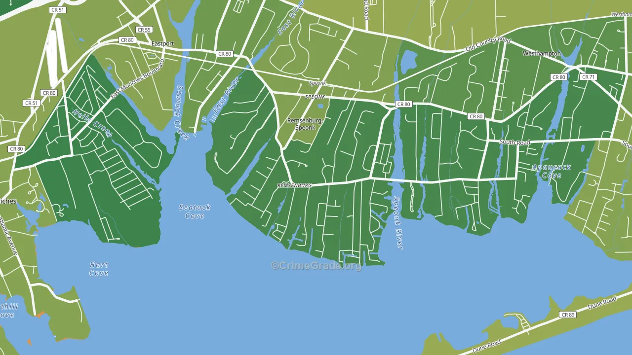 11960, NY Map of Vehicle Theft Rates