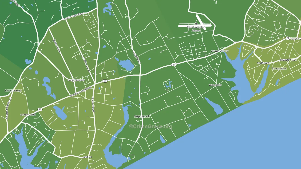 11962, NY Map of Vehicle Theft Rates