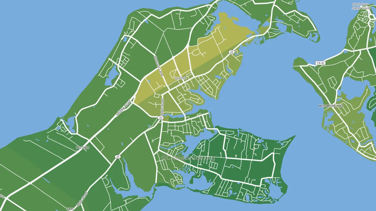 11971, NY Map of Vehicle Theft Rates