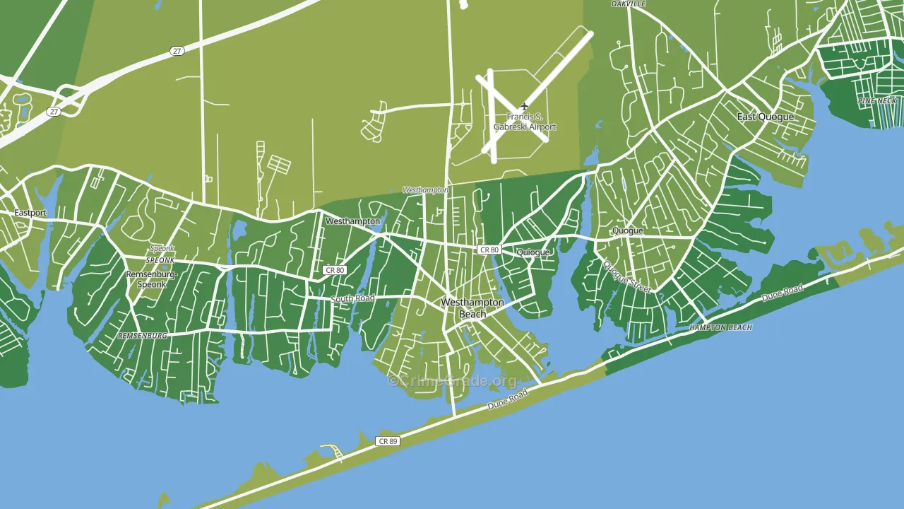 11978, NY Map of Vehicle Theft Rates