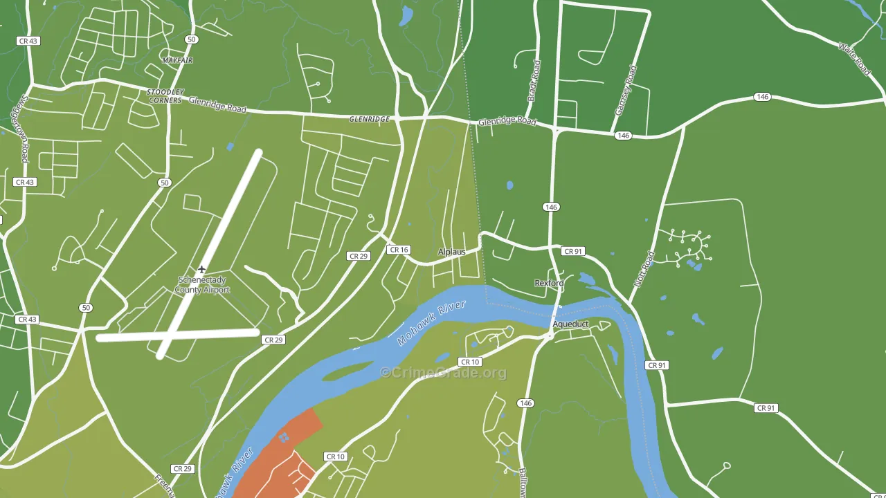 12008, NY Map of Vehicle Theft Rates