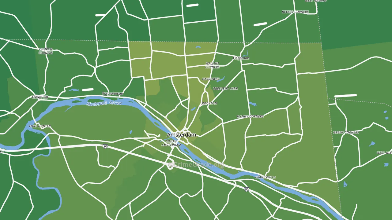 12010, NY Map of Vehicle Theft Rates