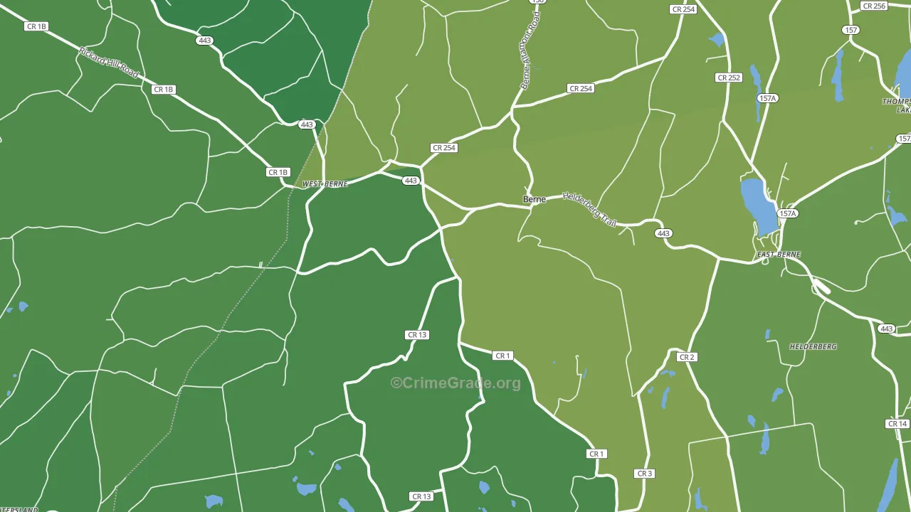 12023, NY Map of Vehicle Theft Rates