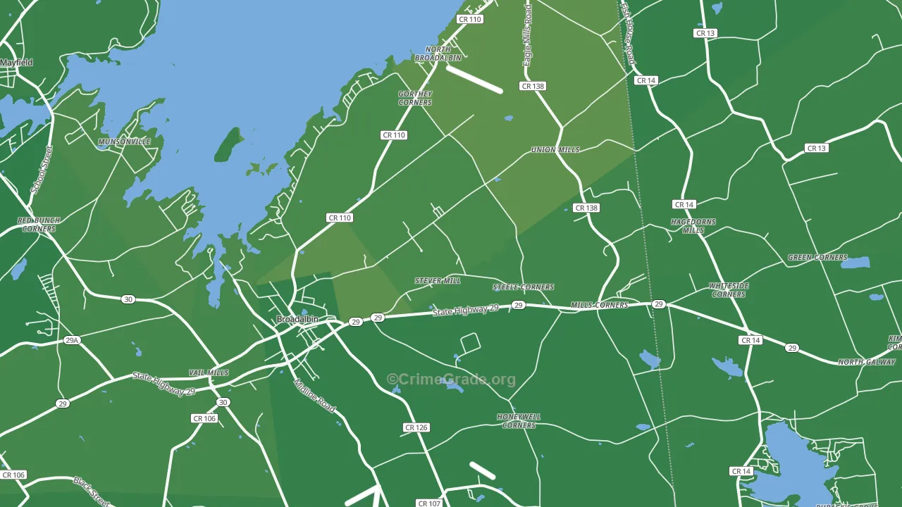12025, NY Map of Vehicle Theft Rates