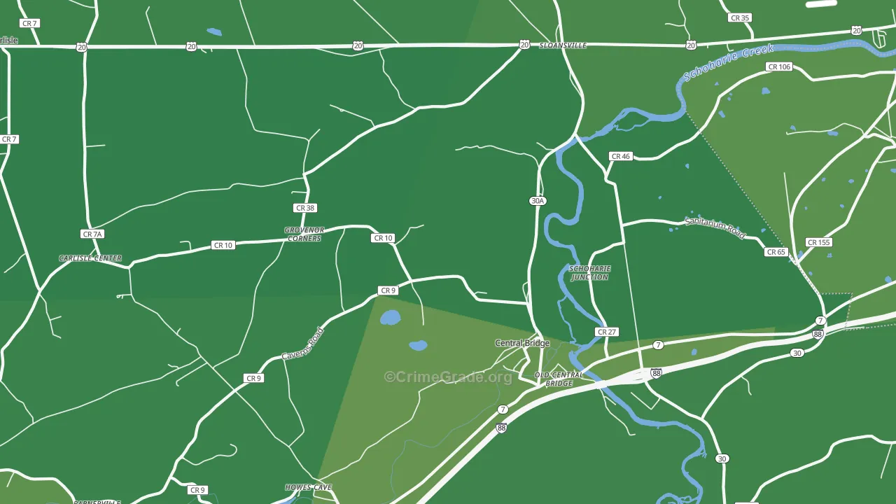 12035, NY Map of Vehicle Theft Rates