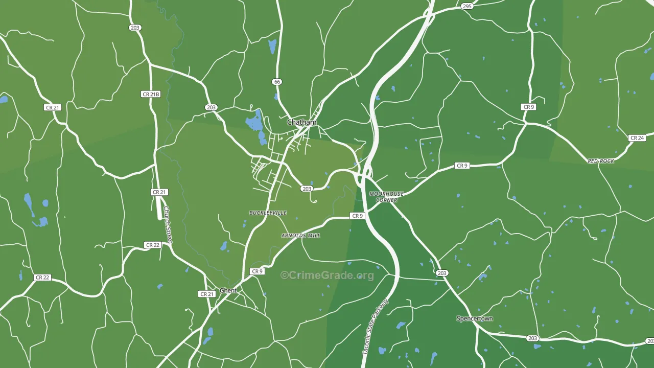 12037, NY Map of Vehicle Theft Rates