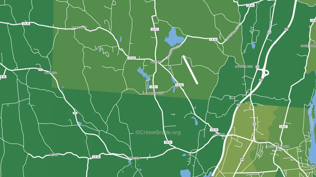 12042, NY Map of Vehicle Theft Rates
