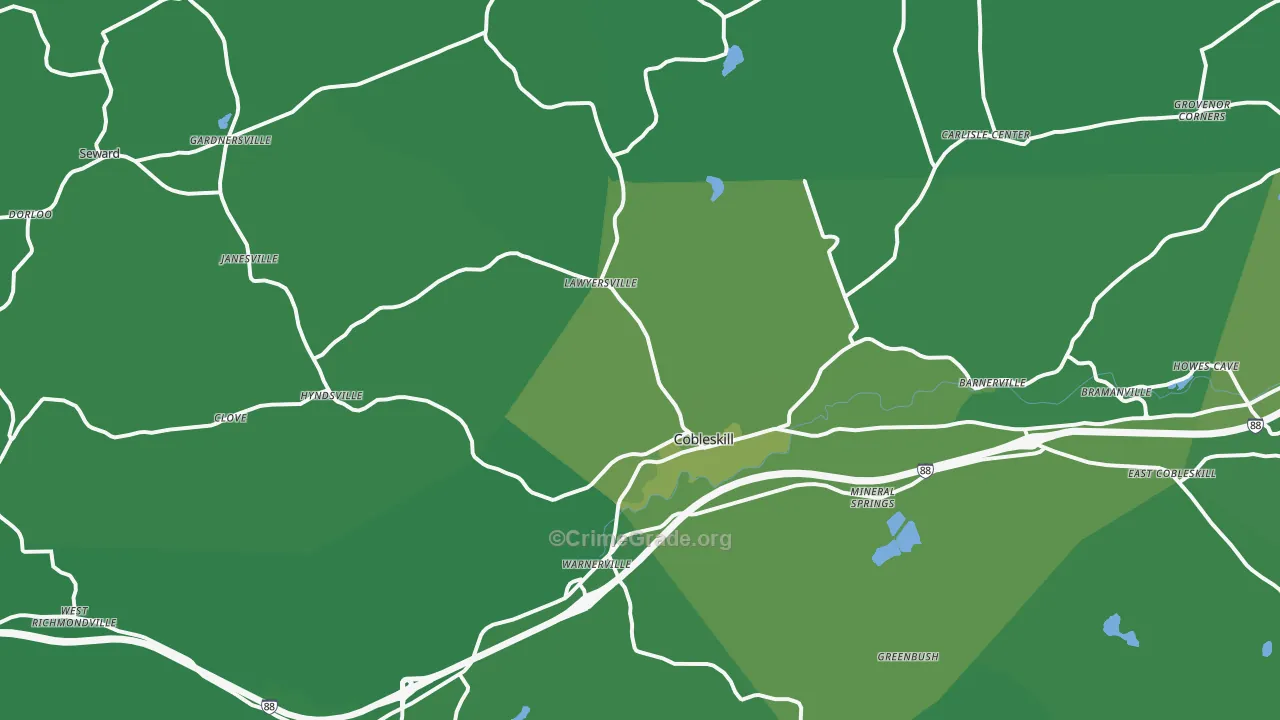 12043, NY Map of Vehicle Theft Rates