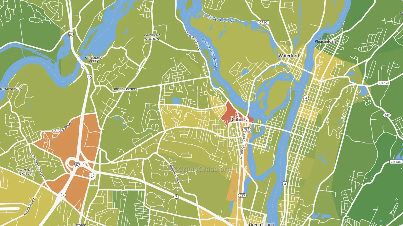 12047, NY Map of Vehicle Theft Rates