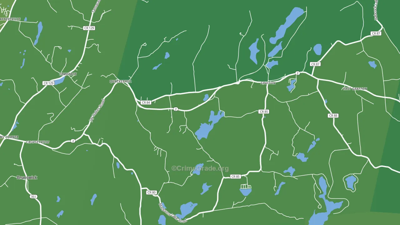 12052, NY Map of Vehicle Theft Rates