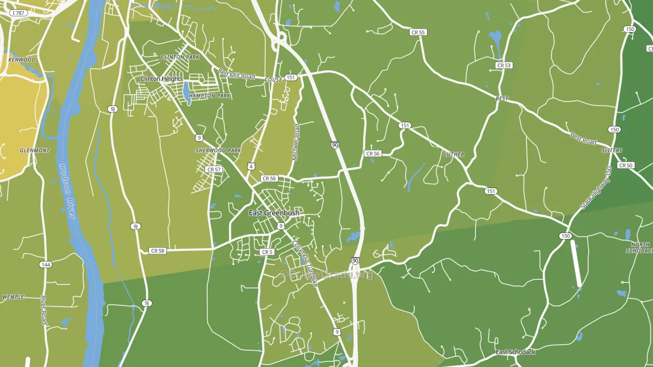 12061, NY Map of Vehicle Theft Rates