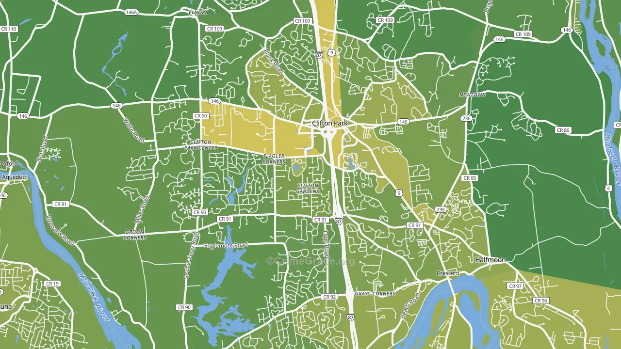 12065, NY Map of Vehicle Theft Rates