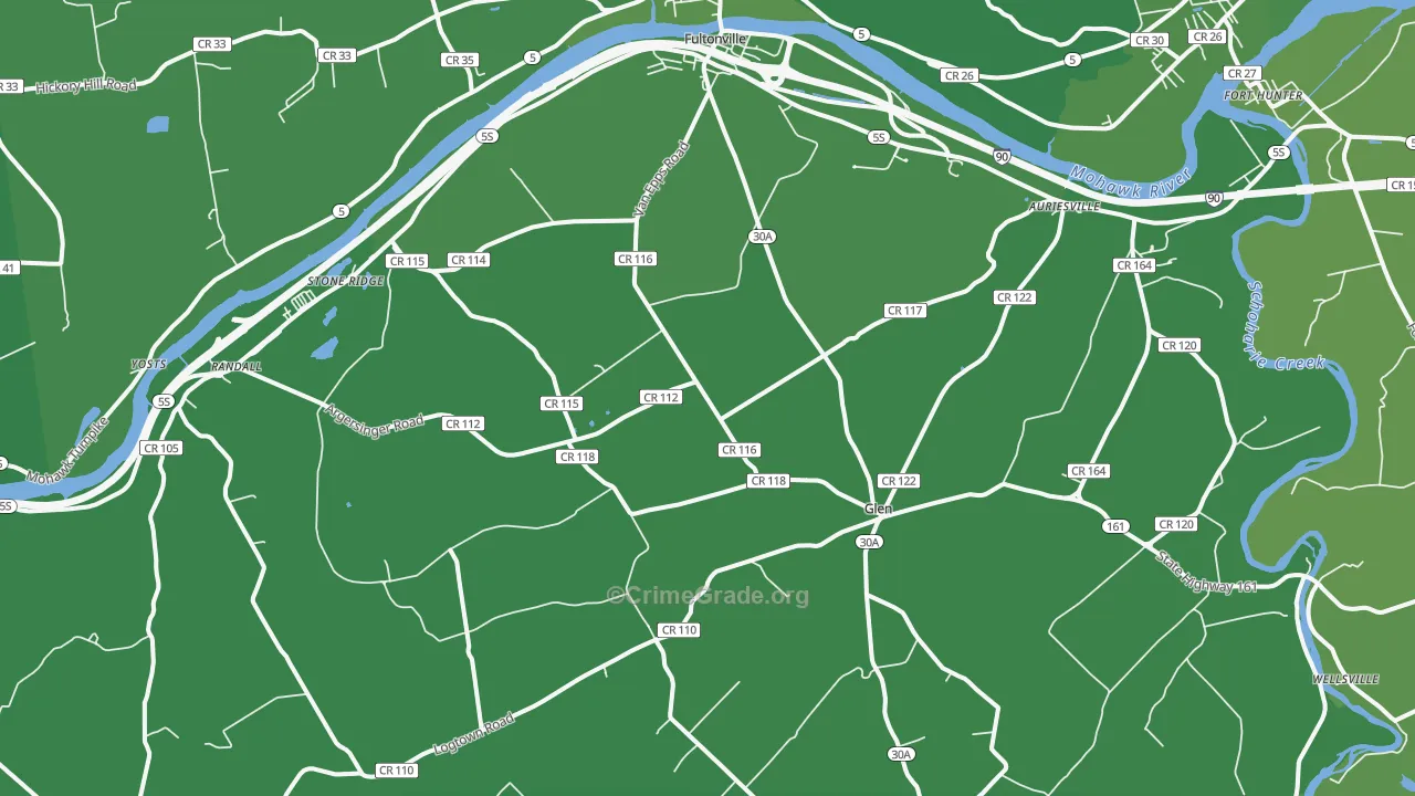 12072, NY Map of Vehicle Theft Rates