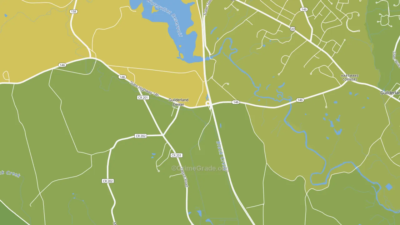 12085, NY Map of Vehicle Theft Rates