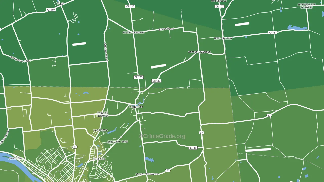 12086, NY Map of Vehicle Theft Rates