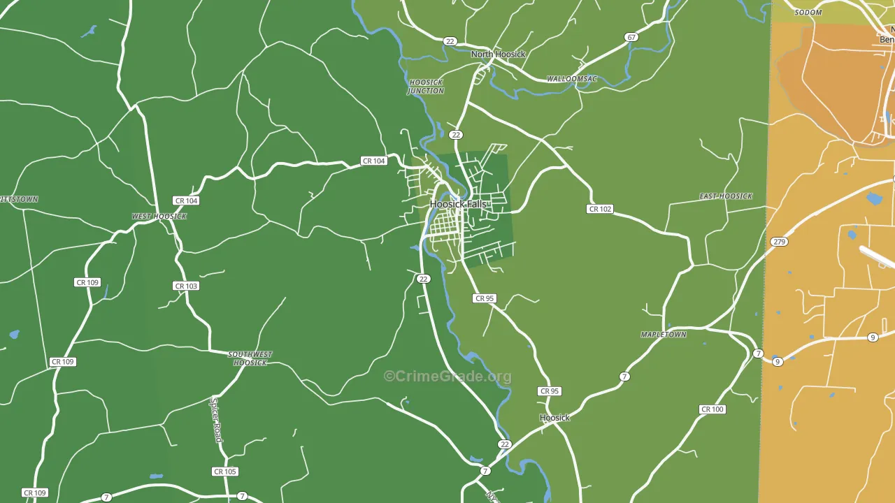 12090, NY Map of Vehicle Theft Rates