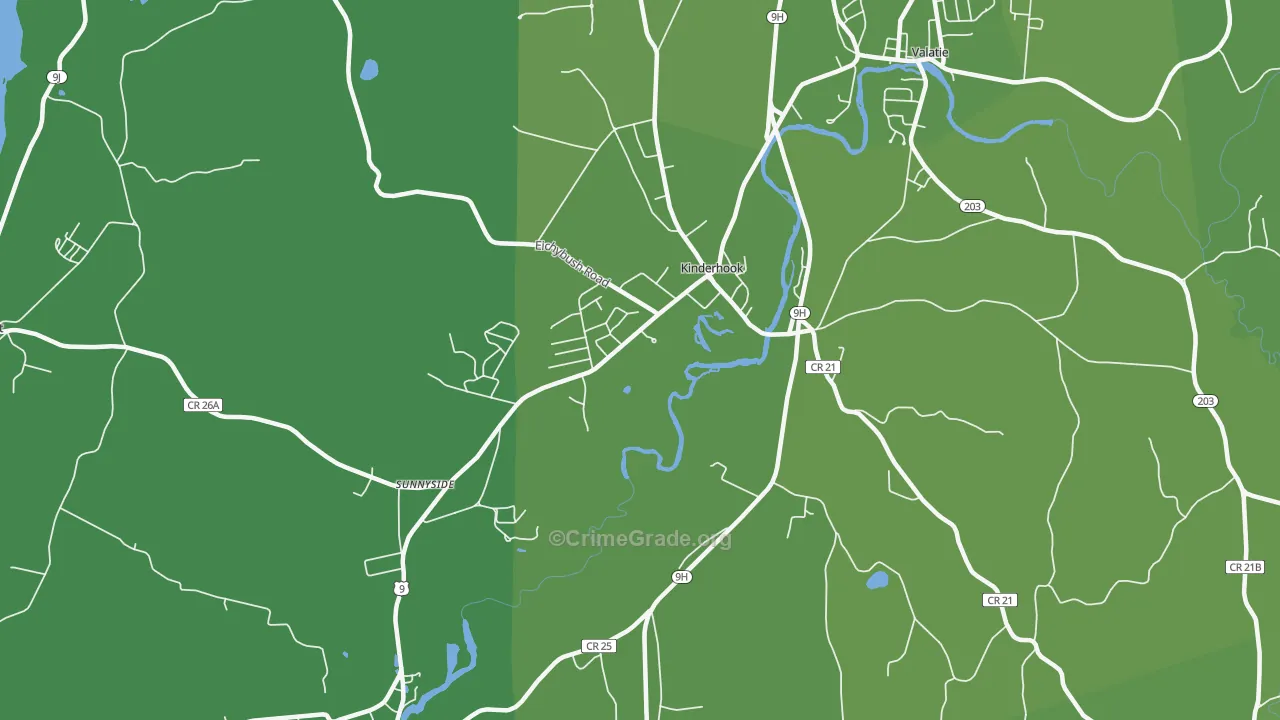 12106, NY Map of Vehicle Theft Rates
