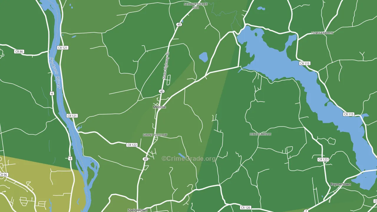12121, NY Map of Vehicle Theft Rates