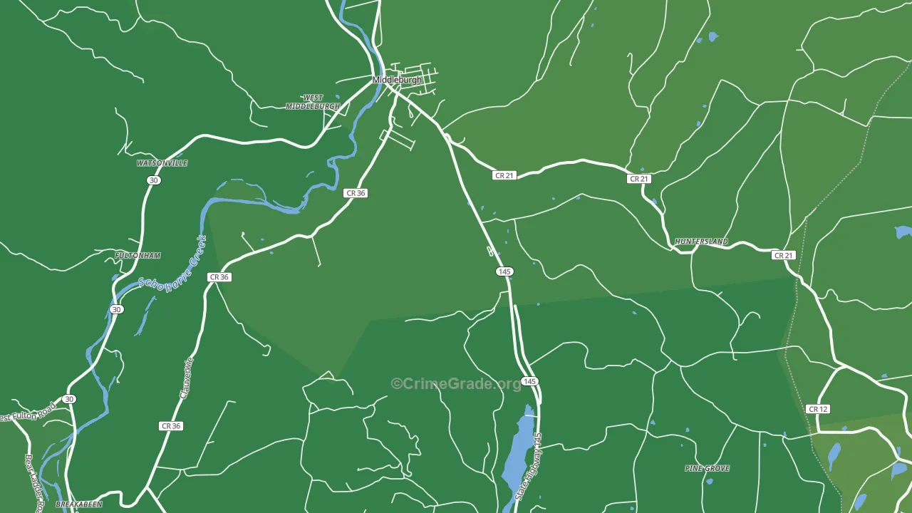 12122, NY Map of Vehicle Theft Rates