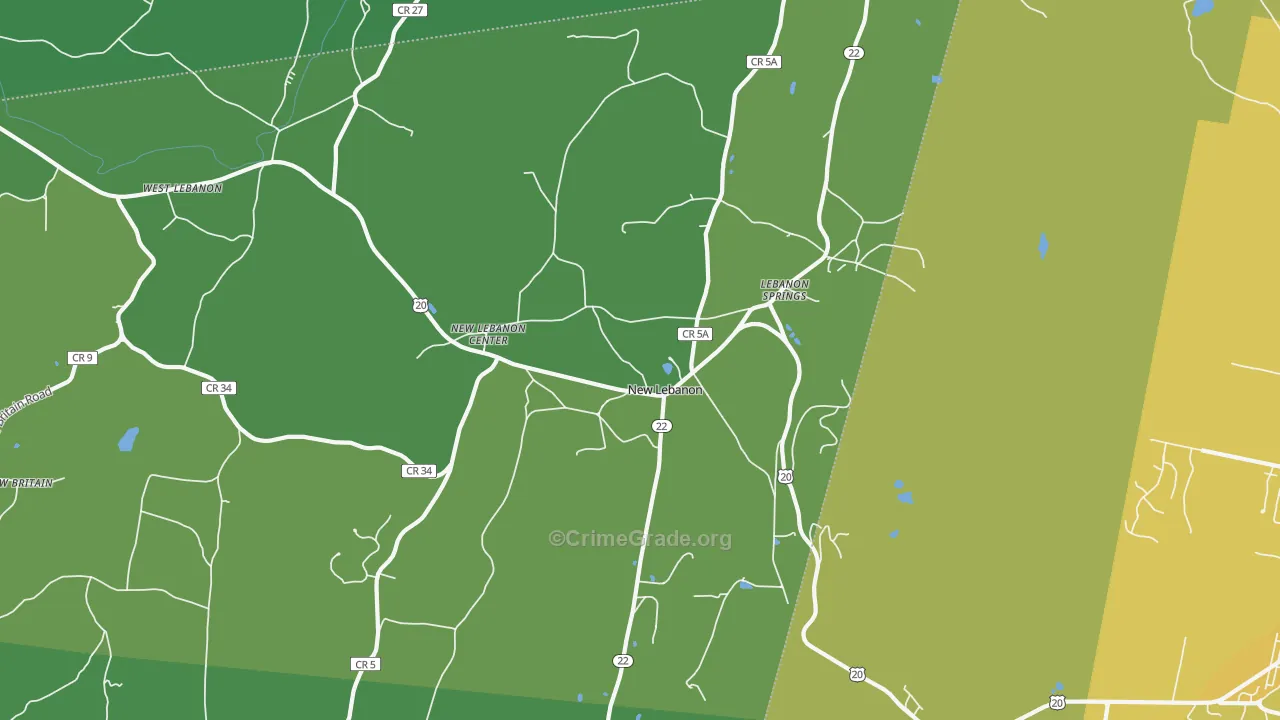 12125, NY Map of Vehicle Theft Rates