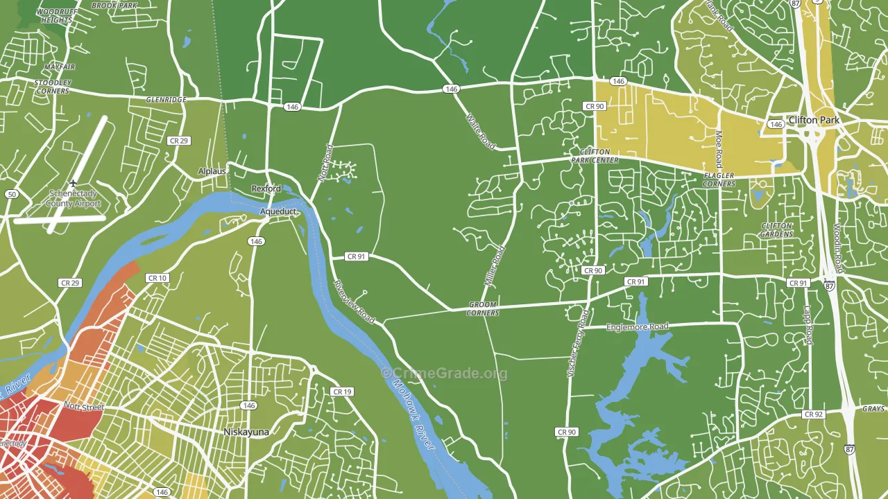 12148, NY Map of Vehicle Theft Rates