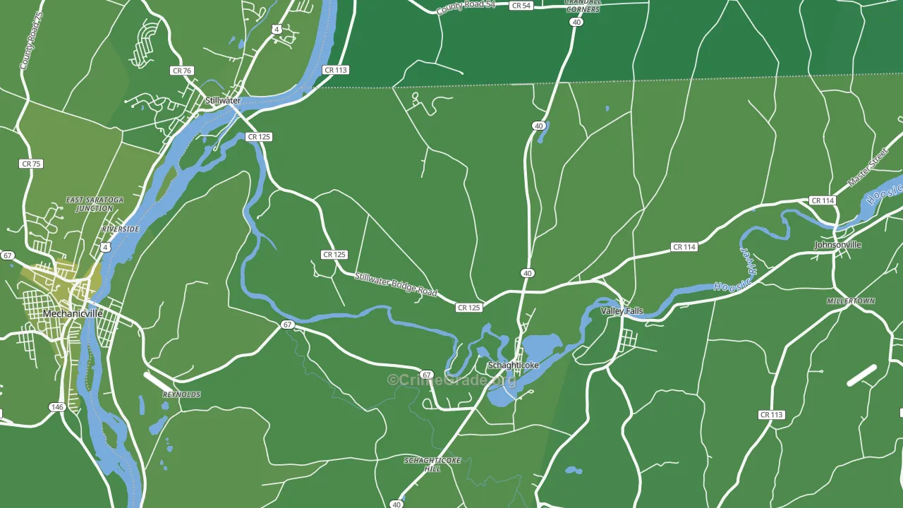 12154, NY Map of Vehicle Theft Rates