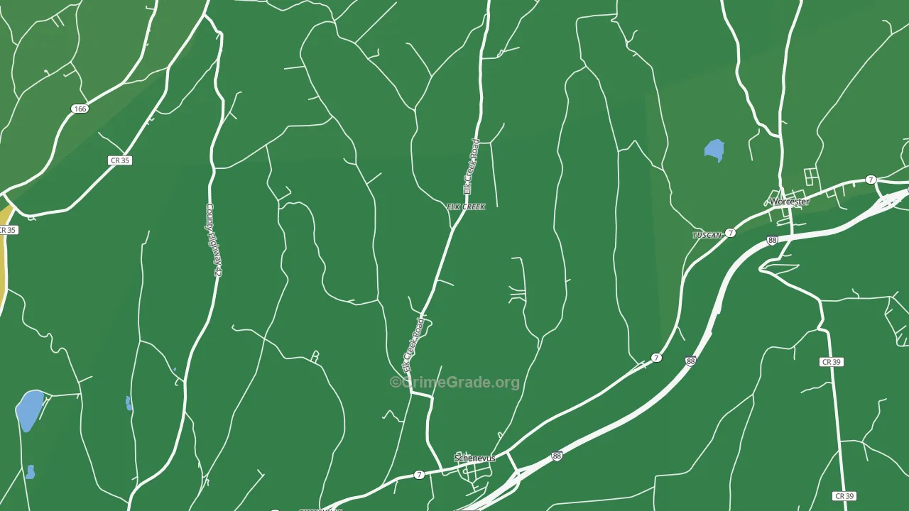 12155, NY Map of Vehicle Theft Rates