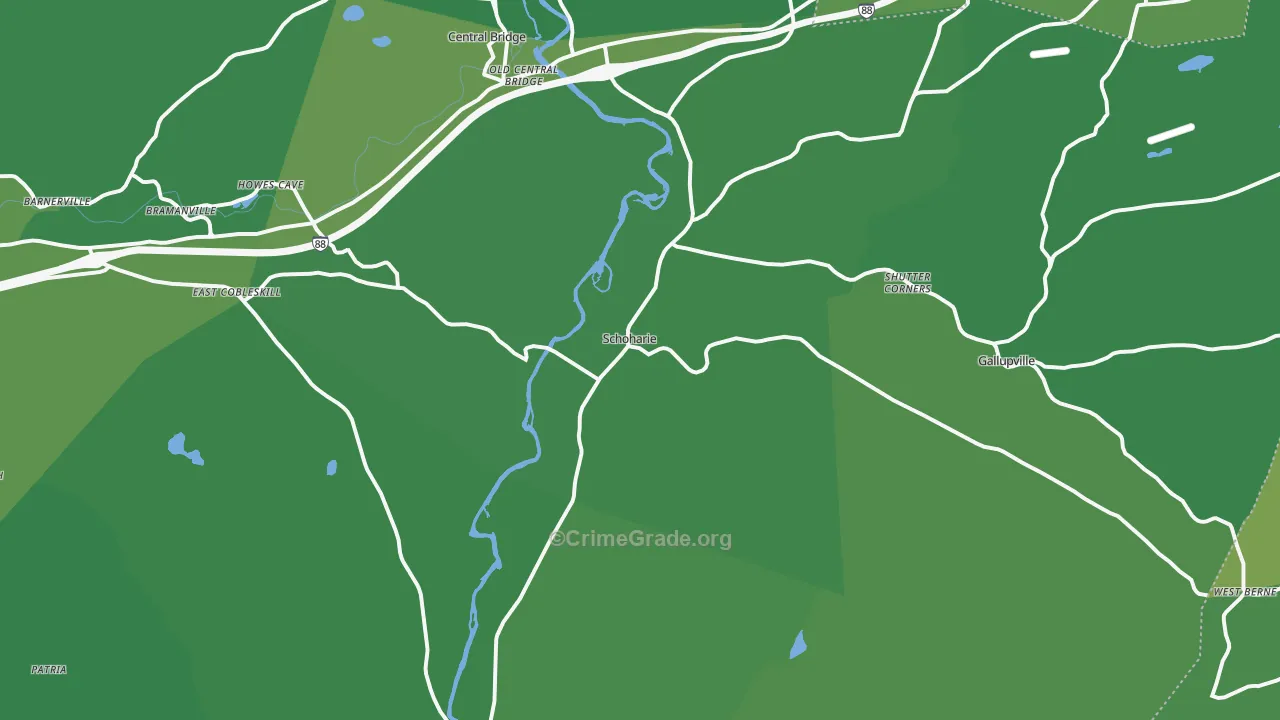 12157, NY Map of Vehicle Theft Rates