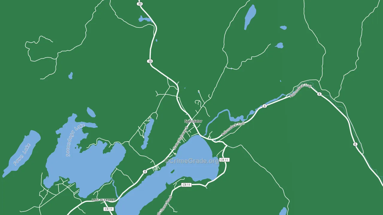 12164, NY Map of Vehicle Theft Rates