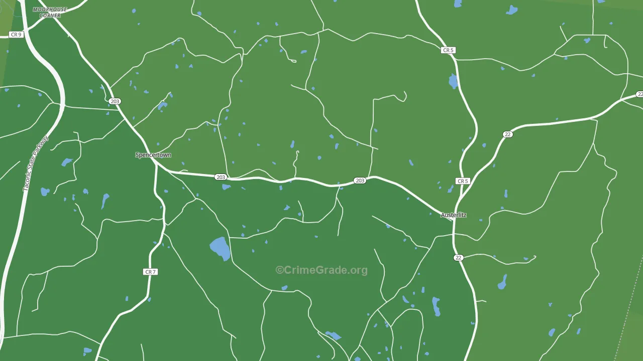 12165, NY Map of Vehicle Theft Rates