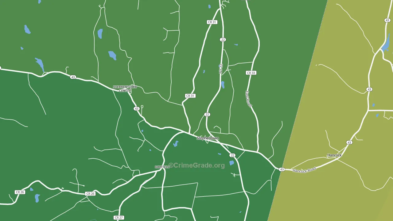 12168, NY Map of Vehicle Theft Rates