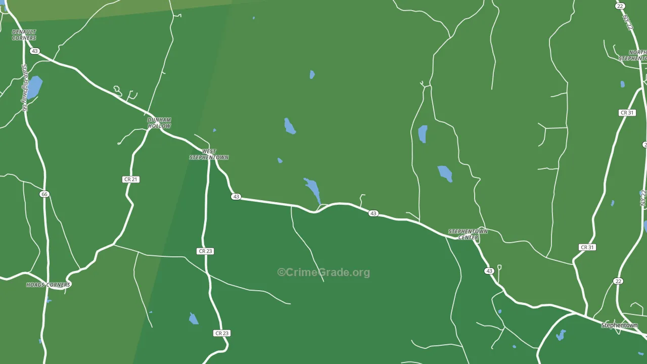 12169, NY Map of Vehicle Theft Rates