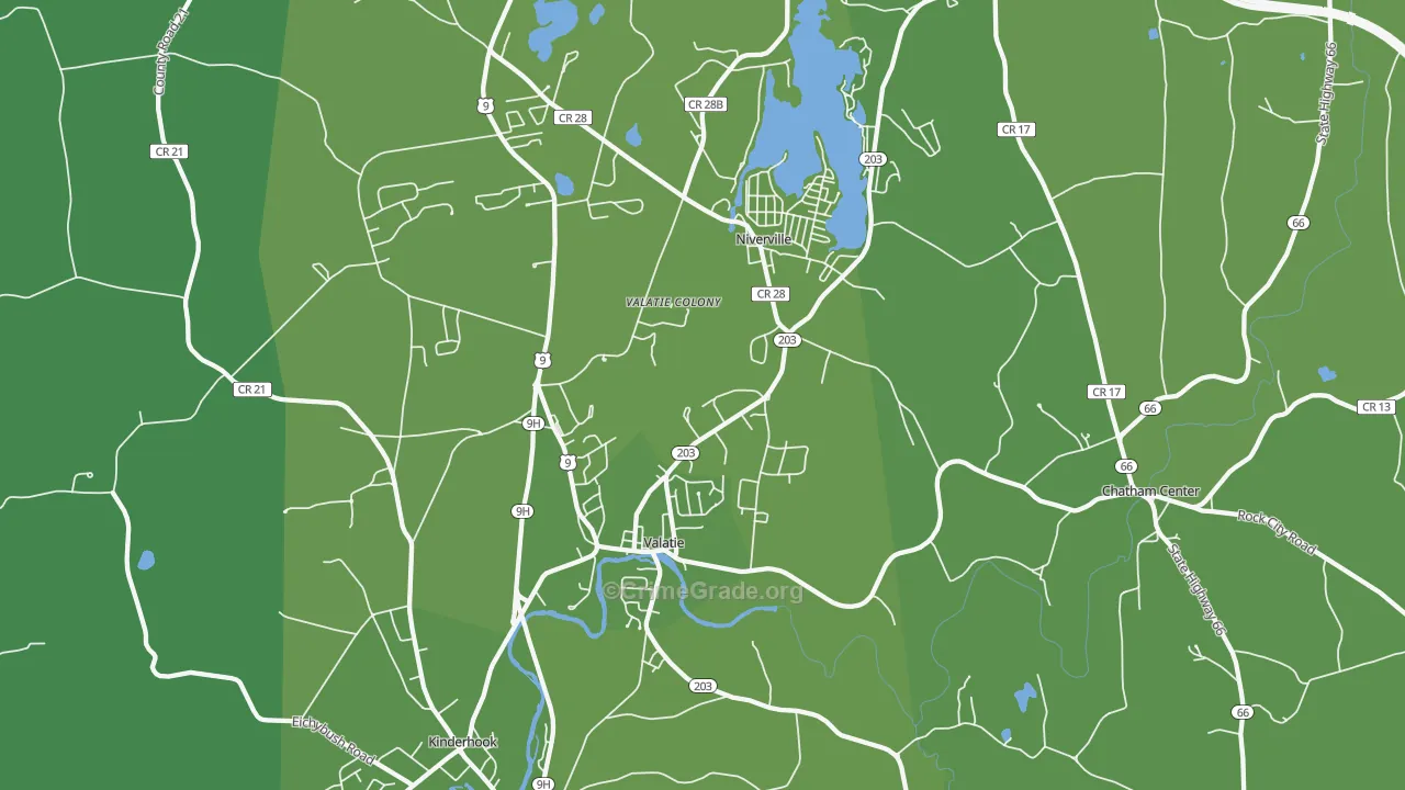 12184, NY Map of Vehicle Theft Rates