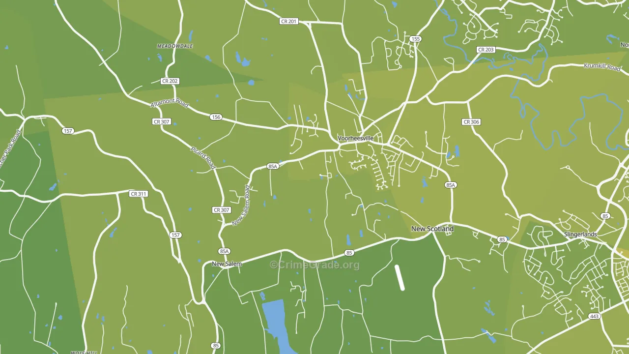 12186, NY Map of Vehicle Theft Rates