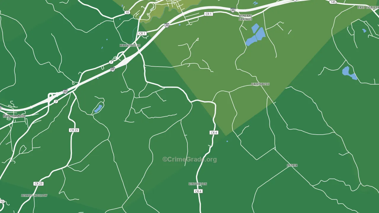 12187, NY Map of Vehicle Theft Rates