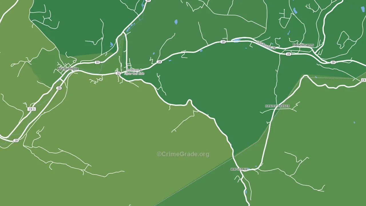 12406, NY Map of Vehicle Theft Rates
