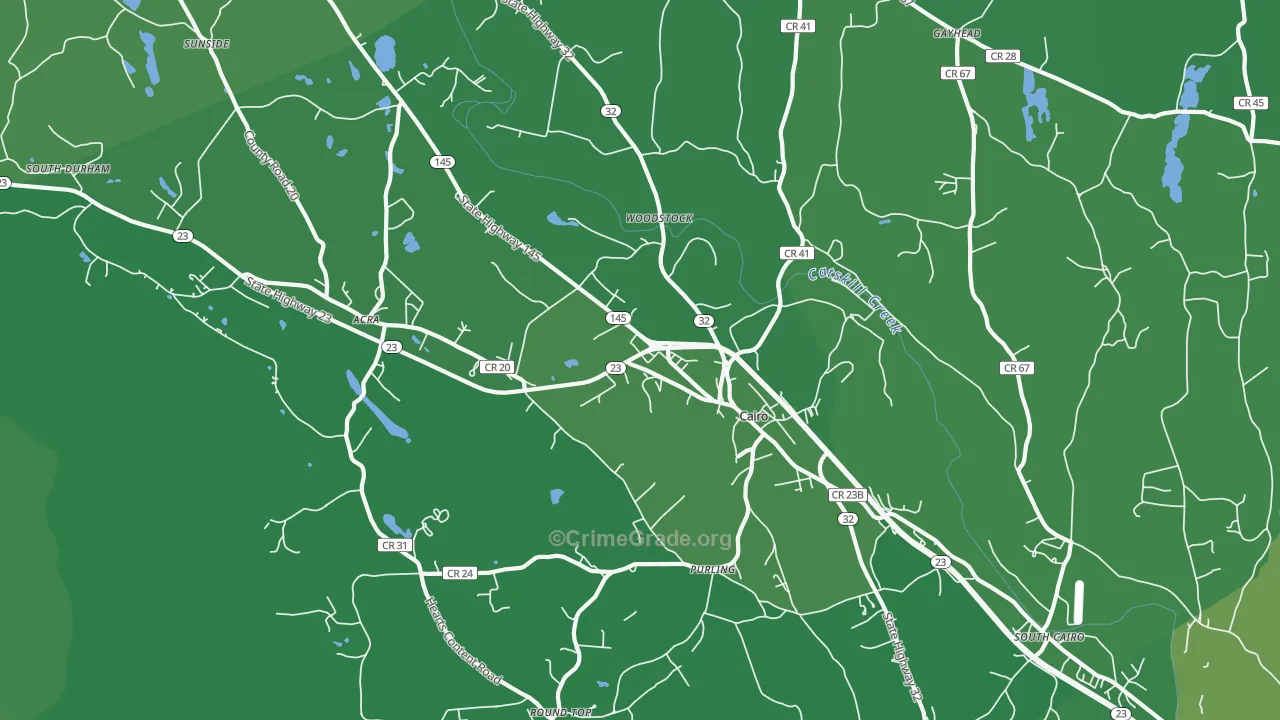12413, NY Map of Vehicle Theft Rates