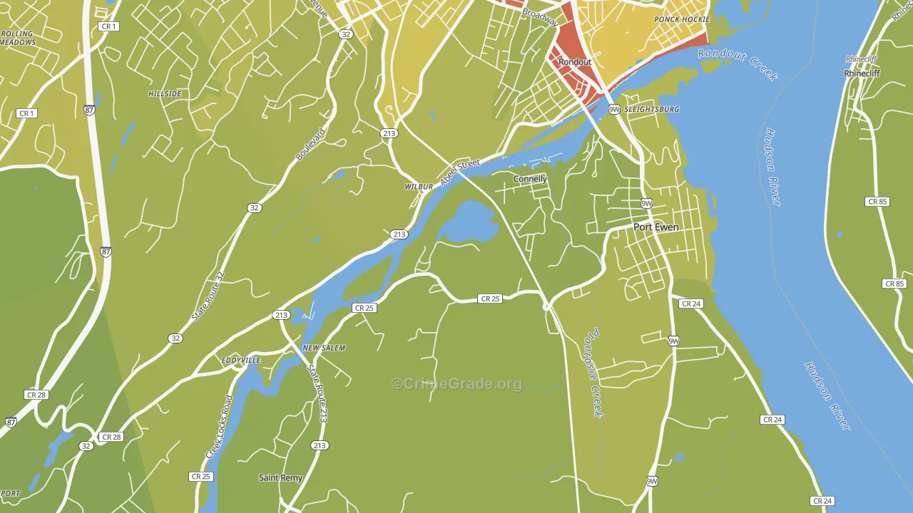 12417, NY Map of Vehicle Theft Rates