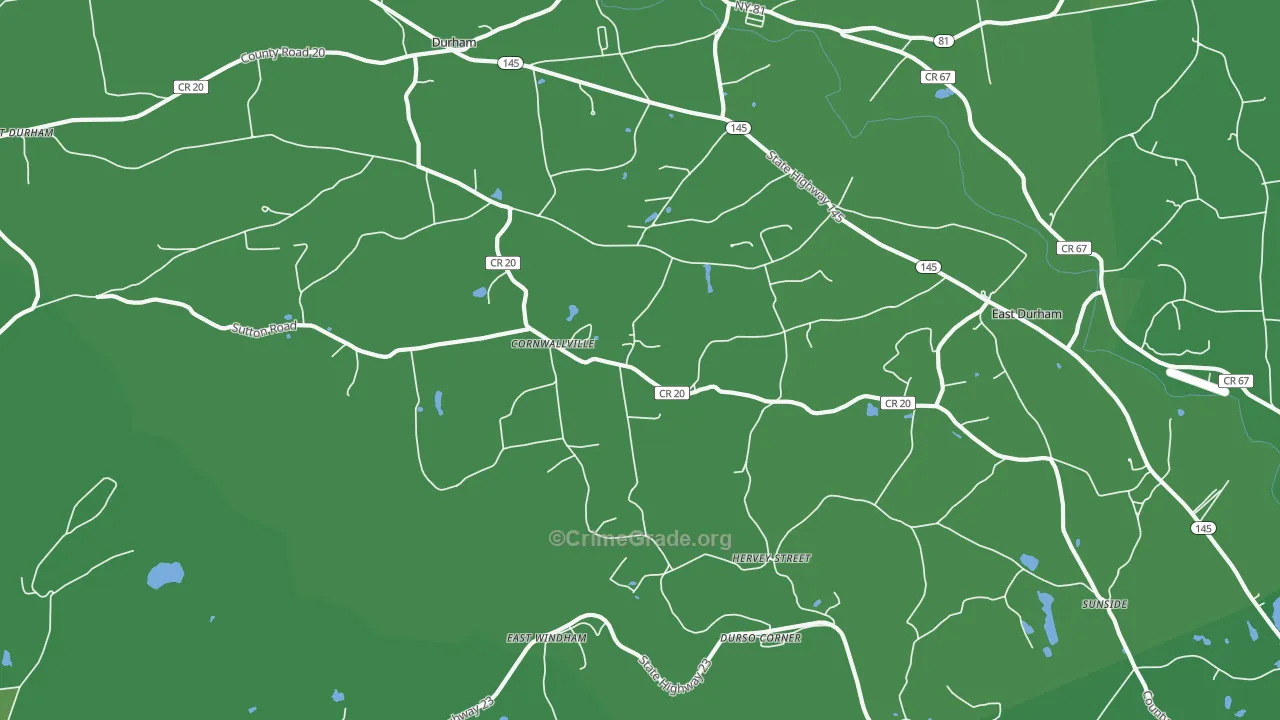 12418, NY Map of Vehicle Theft Rates