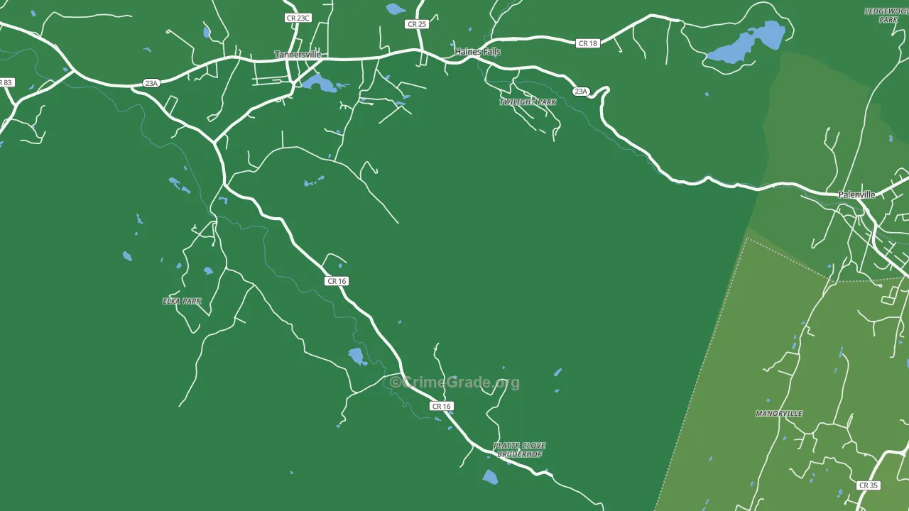 12427, NY Map of Vehicle Theft Rates