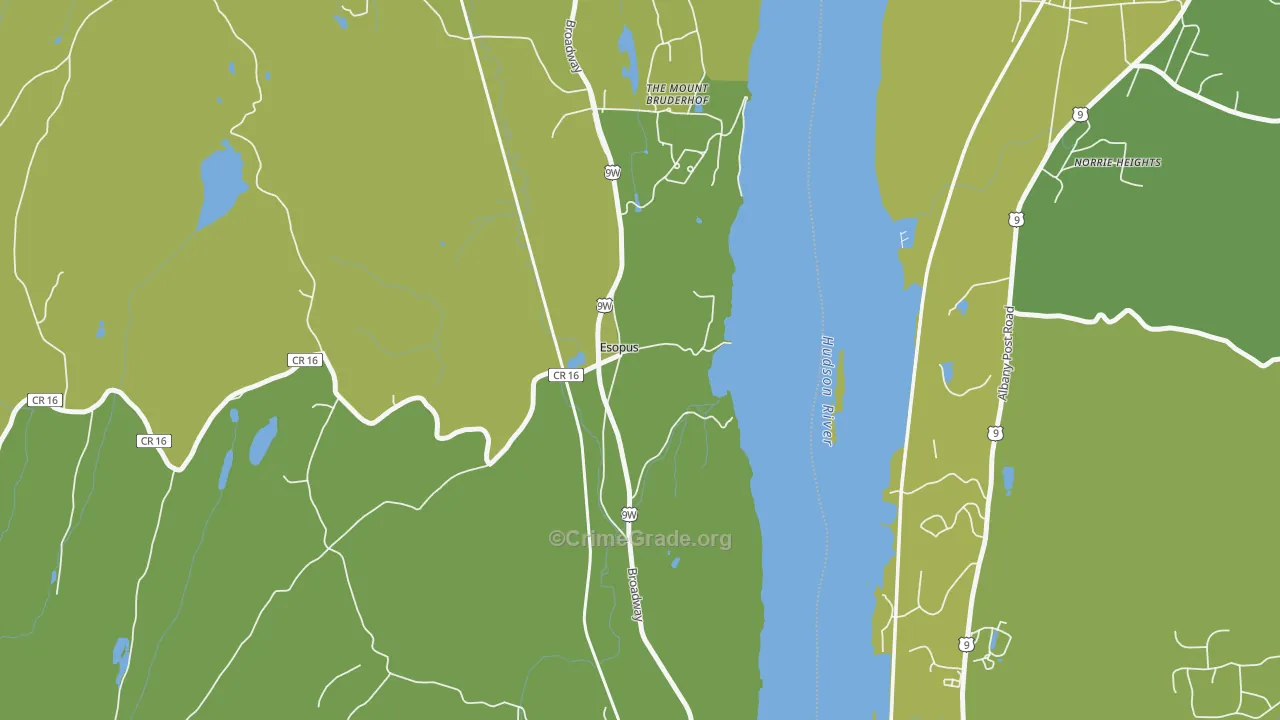 12429, NY Map of Vehicle Theft Rates