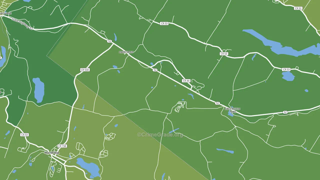 12435, NY Map of Vehicle Theft Rates