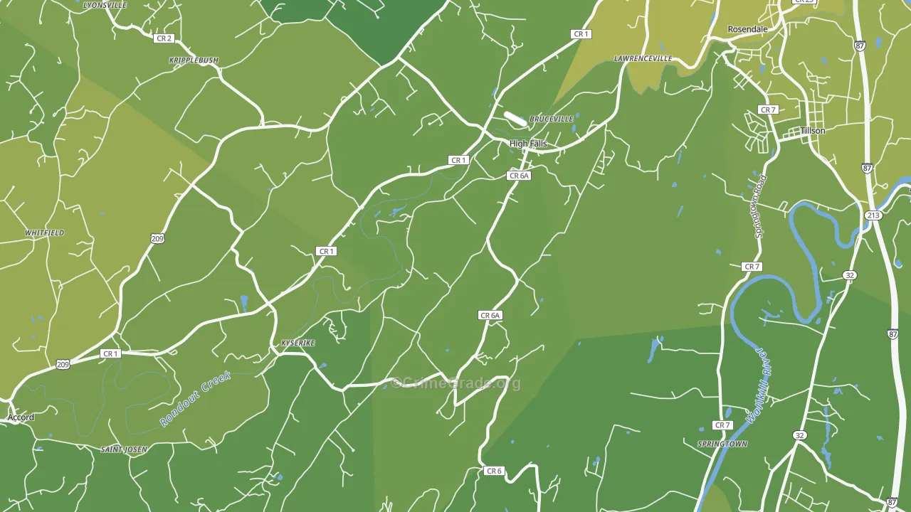 12440, NY Map of Vehicle Theft Rates