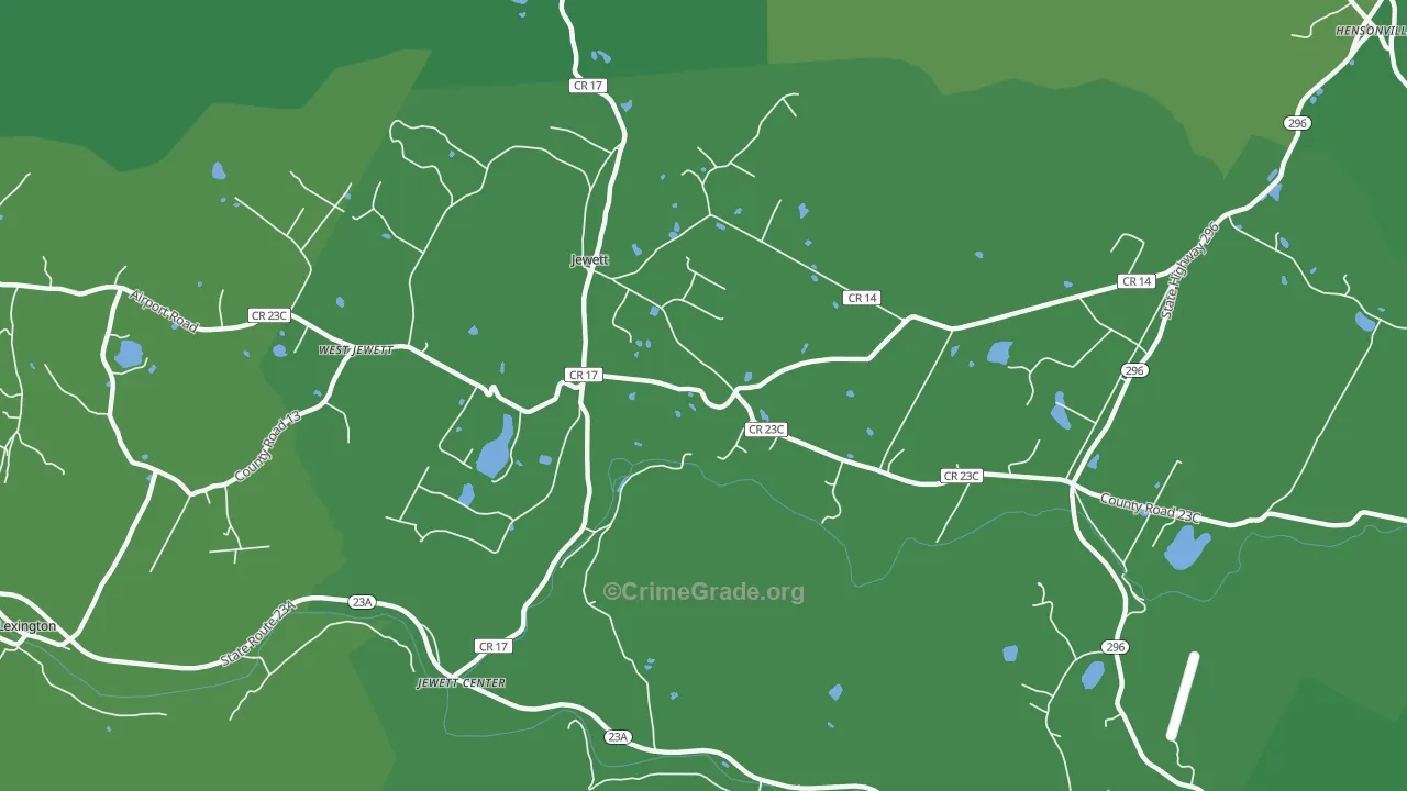 12444, NY Map of Vehicle Theft Rates