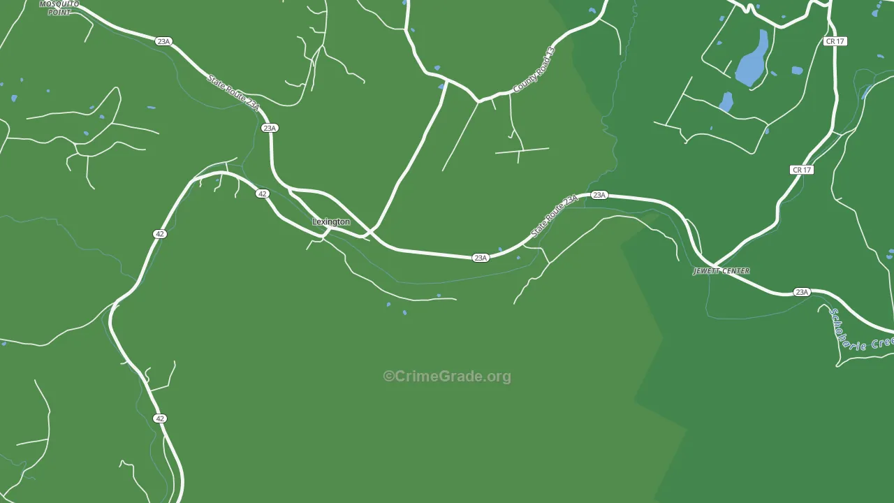 12452, NY Map of Vehicle Theft Rates
