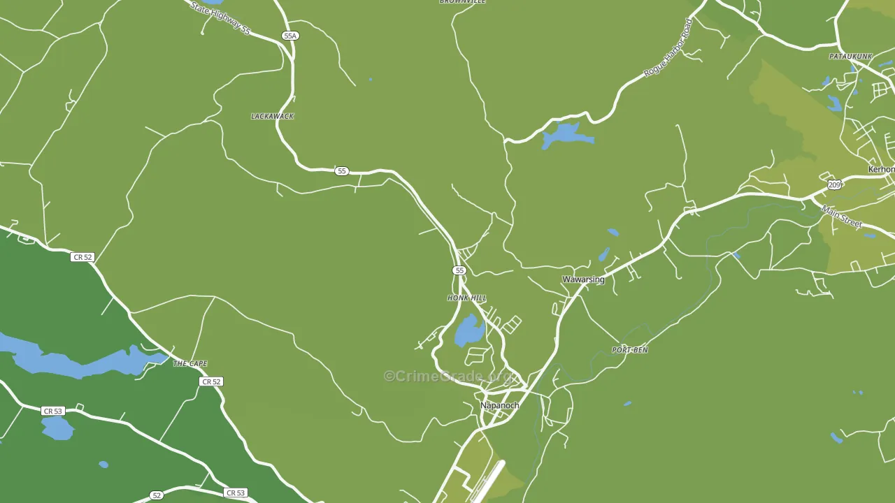 12458, NY Map of Vehicle Theft Rates