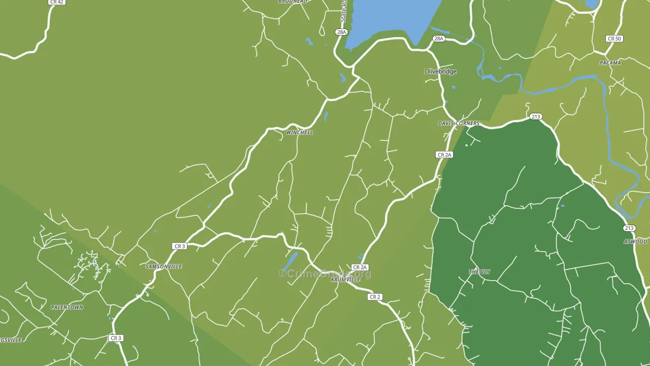 12461, NY Map of Vehicle Theft Rates